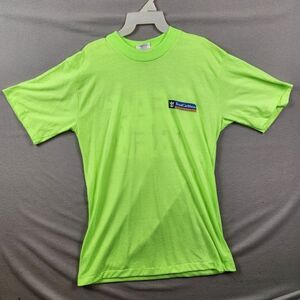 Vintage Sea Trek Royal Caribbean Cruises Neon Green Single Stitch T Shirt Large